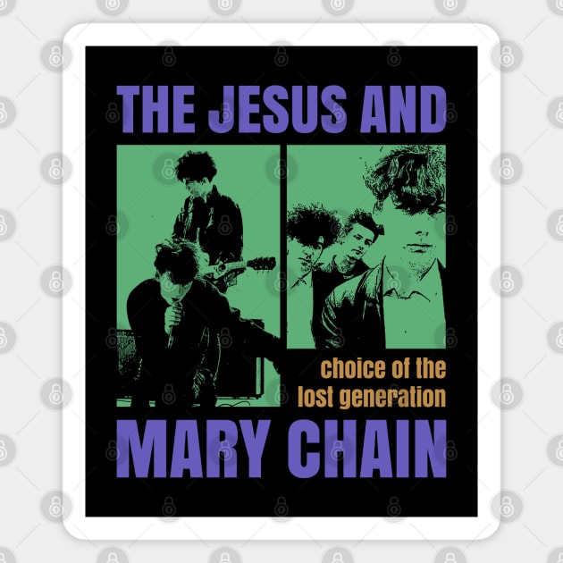 Jesus And Mary Chain - 80s Fan made Magnet by fuzzdevil